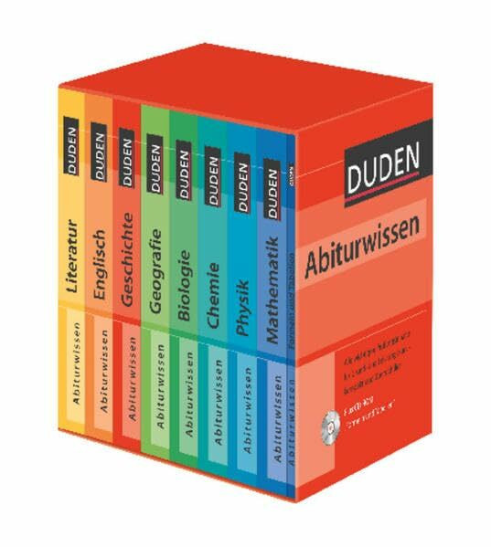 Duden Abiturwissen (7 Bände): Alle wichtigen Prüfungsinhalte - kompakt und übersichtlich (Duden - Lernhilfen)