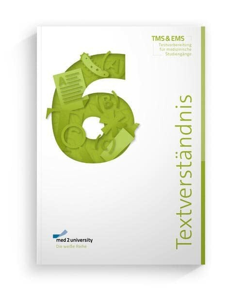 med2university | TMS & EMS Vorbereitung 2024 | Textverständnis | Übungsbuch zur Vorbereitung auf den Medizinertest in Deutschland und der Schweiz |