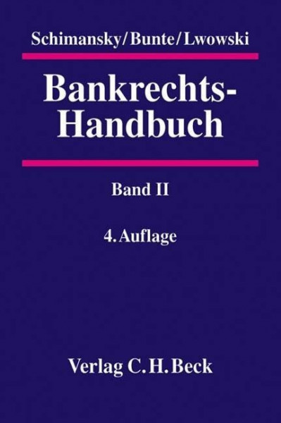 Bankrechts-Handbuch 2