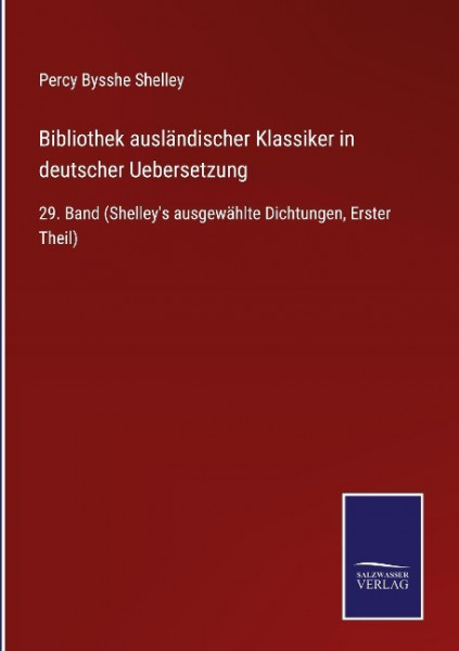 Bibliothek ausländischer Klassiker in deutscher Uebersetzung