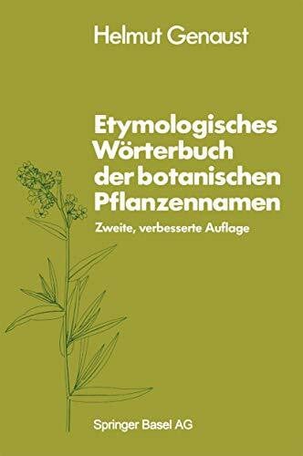 Etymologisches Wörterbuch der botanischen Pflanzennamen