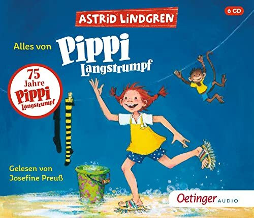 Alles von Pippi Langstrumpf: Hörbuch mit allen drei Kinderbüchern