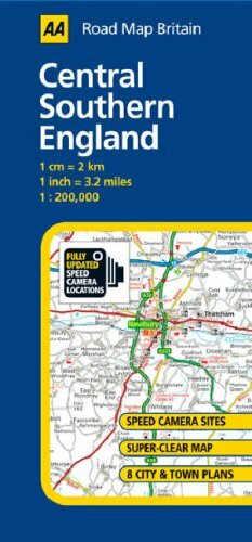 Central Southern England (AA Road Map Britain)