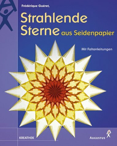 Strahlende Sterne aus Seidenpapier