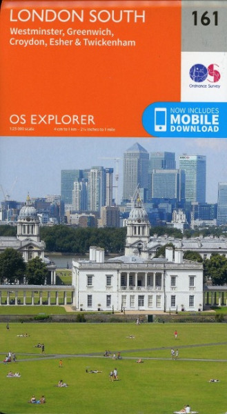 London South, Westminster, Greenwich, Croydon, Esher & Twickenham 1 : 25 000
