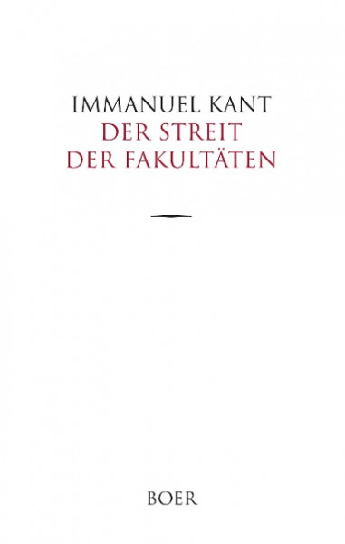 Der Streit der Fakultäten