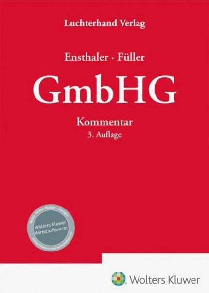 GmbHG - Kommentar