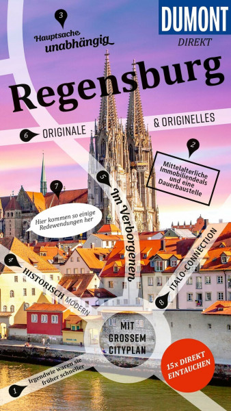 DUMONT direkt Reiseführer Regensburg: Mit großem Cityplan