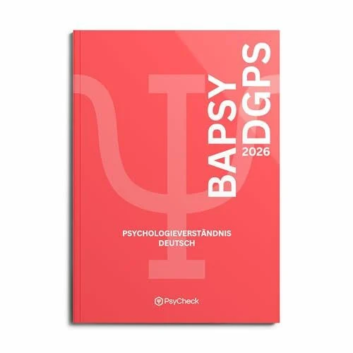 PsyCheck BaPsy-DGPs 2026 - Psychologieverständnis deutsch Übungsbuch