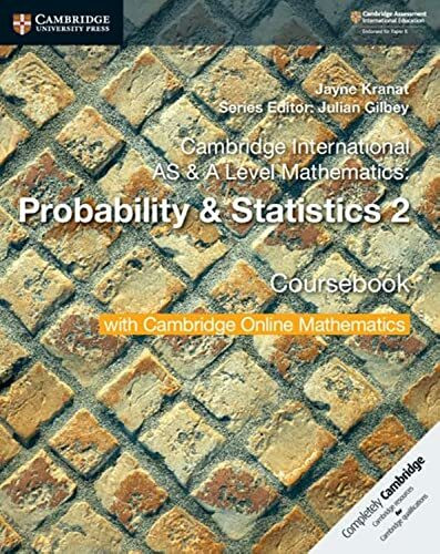 Cambridge International As & a Level Mathematics & Statistics 2 Coursebook + Cambridge Online Mathematics 2 Years Access Code: Probability