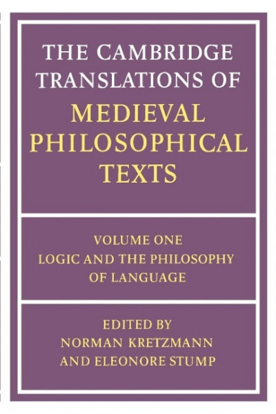 The Cambridge Translations of Medieval Philosophical Texts