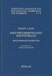 Hinterpommersches Wörterbuch des Persantegebietes (Veröffentlichungen der Historischen Kommission für Pommern: Reihe IV. Quellen zur pommerschen Geschichte)