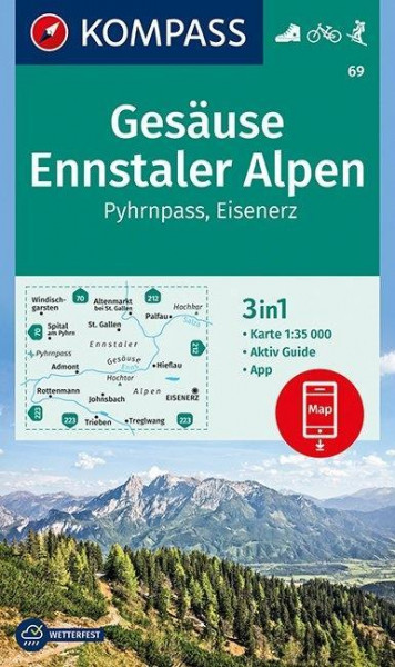 Gesäuse, Ennstaler Alpen, Pyhrnpass, Eisenerz