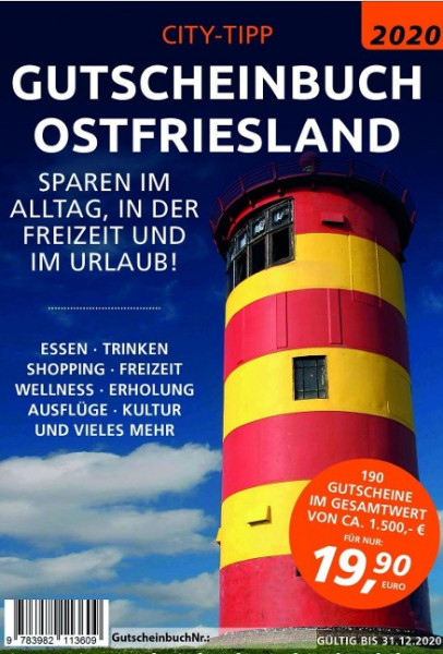 City-Tipp Gutscheinbuch 2020 Ostfriesland