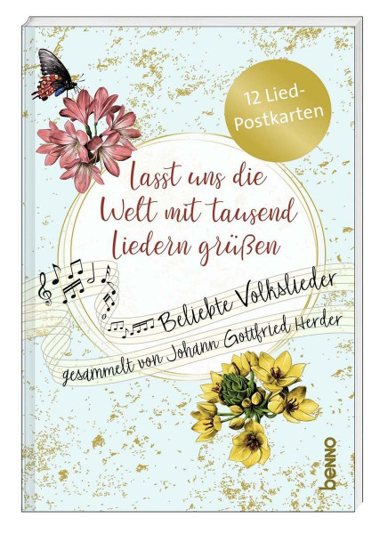 Postkartenbuch »Lasst uns die Welt mit tausend Liedern grüßen«