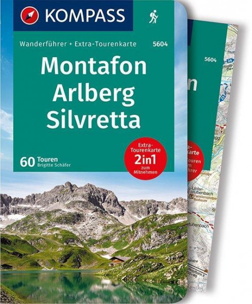 KOMPASS Wanderführer Montafon, Arlberg, Silvretta