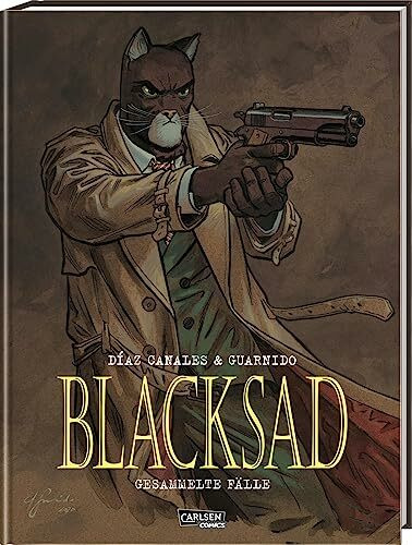 Blacksad: Gesammelte Fälle – Neuausgabe: Bände 1-5 der Noir-Krimi-Comic-Serie über einen New Yorker Detektiv der 50er Jahre – hochwertiger Sammelband mit Zusatzmaterial