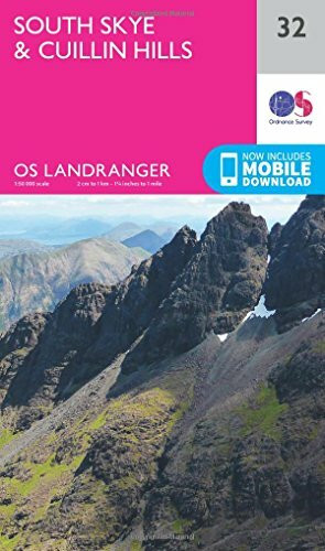 South Skye & Cuillin Hills (OS Landranger Map, Band 32)