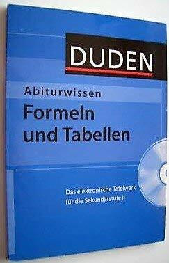 Abiturwissen Formeln und Tabellen Das elektronische Tafelwerk für die Sekundarstufe II