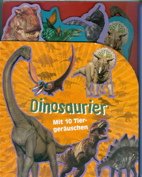 Dinosaurier - mit 10 Tiergeräuschen. Mitmach-Buch