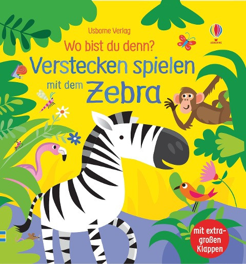 Wo bist du denn? Verstecken spielen mit dem Zebra