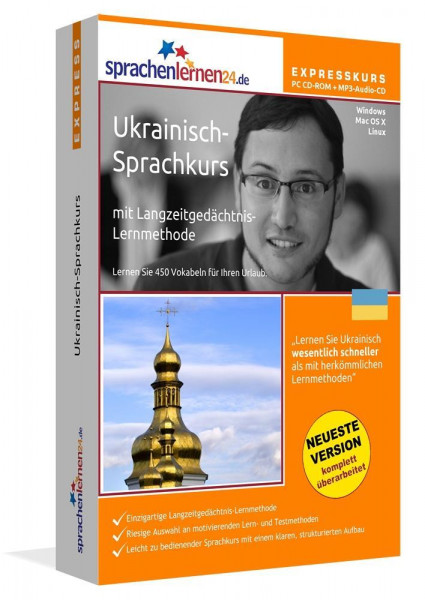 Sprachenlernen24.de Ukrainisch-Express-Sprachkurs. PC CD-ROM für Windows/Linux/Mac OS X + MP3-Audio-CD für Computer /MP3-Player /MP3-fähigen CD-Player