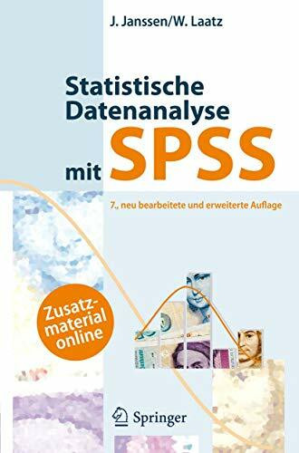 Statistische Datenanalyse mit SPSS für Windows