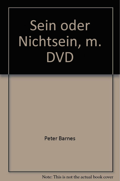 Sein oder Nichtsein, m. DVD