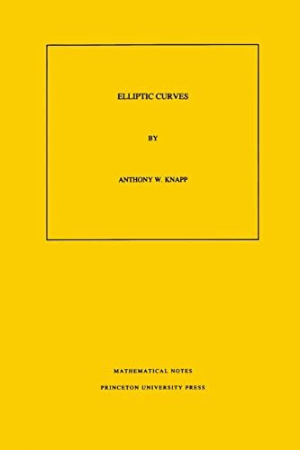 Elliptic Curves. (Mathematical Notes, 40)