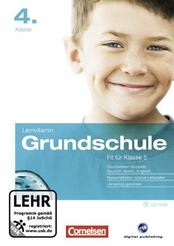 Lernvitamine - Lernvitamin Grundschule: 4. Schuljahr - Kompletttrainer Deutsch, Englisch, Mathematik: CD-ROM
