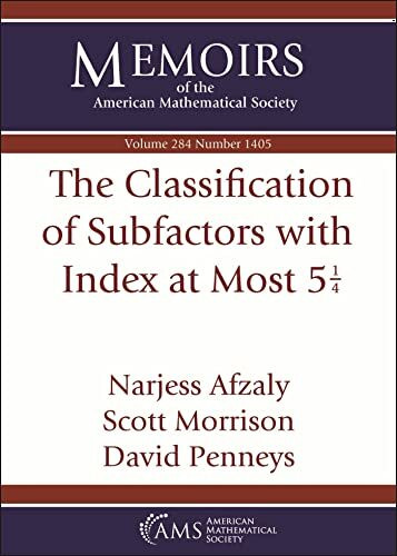 The Classification of Subfactors With Index at Most 5 1/4 (Memoirs of the American Mathematical Society, 284)