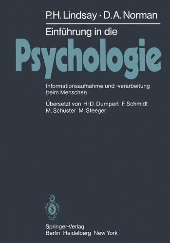 Einführung in die Psychologie: Informationsaufnahme und -verarbeitung beim Menschen