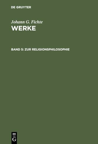 Werke, 11 Bde., Bd.5, Zur Religionsphilosophie.