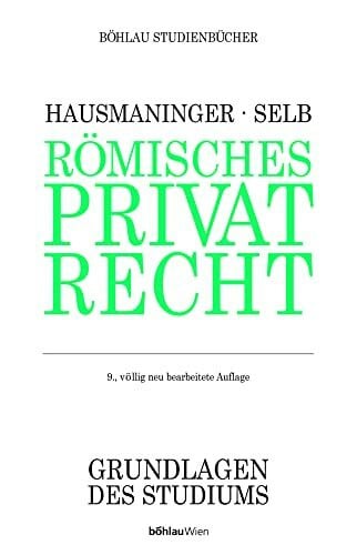 Römisches Privatrecht (Böhlau Studienbücher)