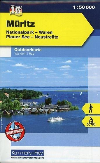 KuF Deutschland Outdoorkarte 16 Müritz 1 : 50.000
