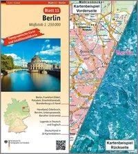 Berlin Umgebungskarte mit Satellitenbild 1:250.000