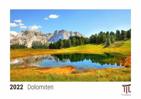 Dolomiten 2022 - Timokrates Kalender, Tischkalender, Bildkalender - DIN A5 (21 x 15 cm)