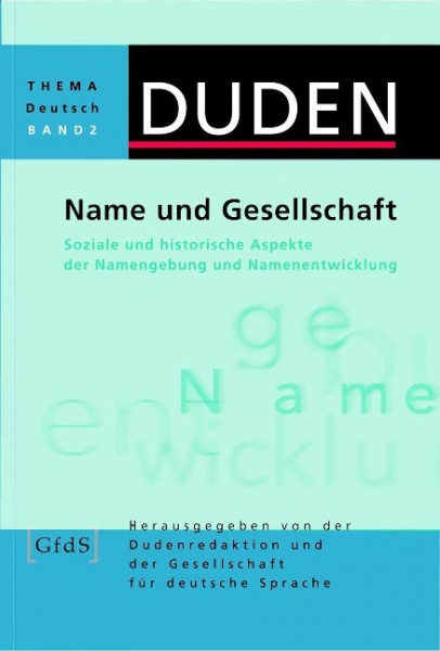 Duden Thema Deutsch 2. Name und Gesellschaft