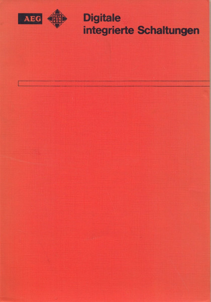 Telefunken-Fachbuch. Digitale integrierte Schaltungen.