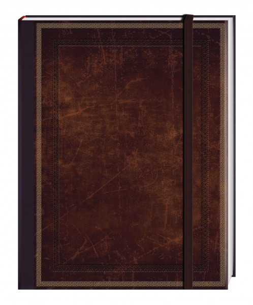 Blank Book braun (groß)