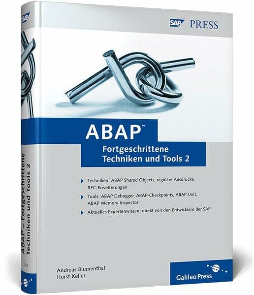 ABAP – Fortgeschrittene Techniken und Tools, Band 2 (SAP PRESS)