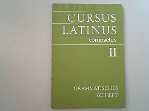 Cursus Latinus compactus, Ausgabe für Bayern, Grammatisches Beiheft