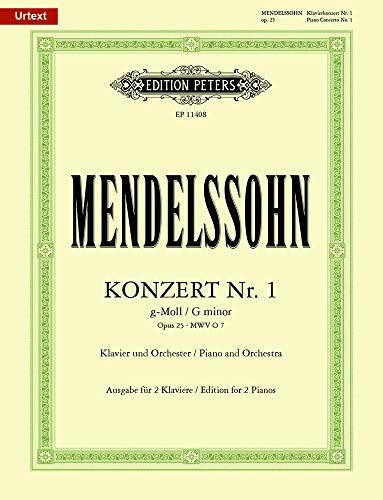 Piano Concerto No. 1 in G Minor Op. 25 Edition for 2 Pianos: Edition for 2 Pianos (Edition Peters)