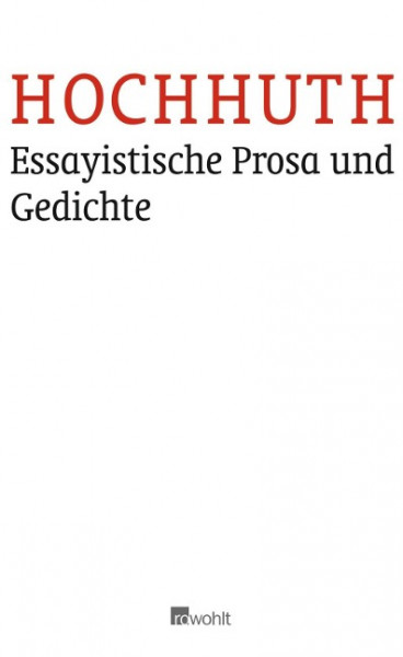 Essayistische Prosa und Gedichte