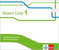 Green Line 1 - 4 Lehrer-Audio-CDs zum Hörverstehen Klett Verlag