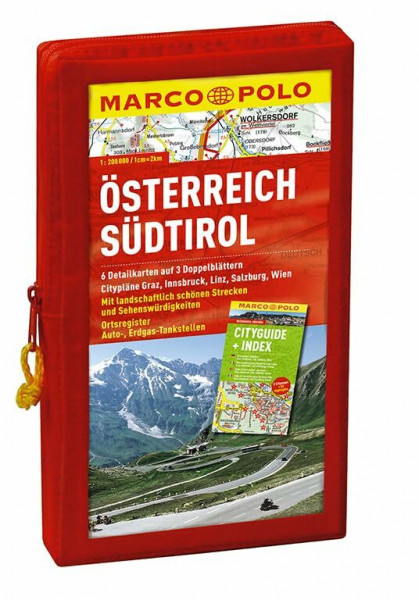 MARCO POLO Kartenset Österreich und Südtirol 1:200.000: Citypläne Graz, Innsbruck, Linz, Salzburg, Wien. Mit landschaftlich schönen Strecken und ... (MARCO POLO Karte 1:200000)