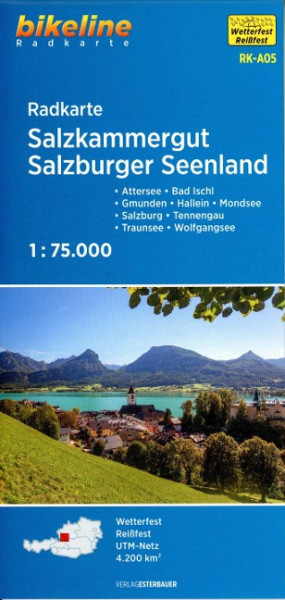 Radkarte Salzkammergut - Salzburger Seenland (RK-A05)