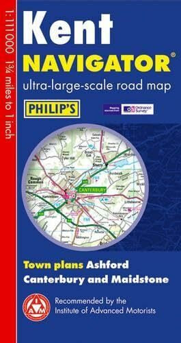 Philip's Kent Navigator Road Map (Philip's Navigator)