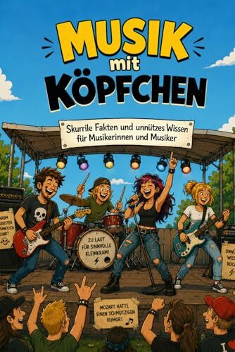 Musik mit Köpfchen - Skurrile Fakten und unnützes Wissen für Musikerinnen und Musiker: Skurrile Fakten und unnützes Wissen über Bands, Rockmusik, ... Proben, Musikgeschichten - Proberaum Edition