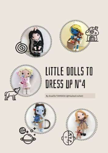 Little dolls to dress up n°4: Doll Amigurumi Crochet Pattern Tutorial
